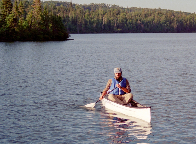 Out for an evening paddle in Tobin Harbor