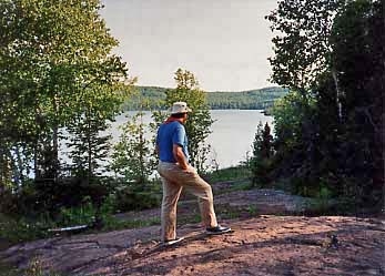 Contemplating Wood Lake