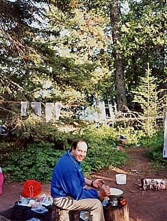 In Camp at Lake Ritchie