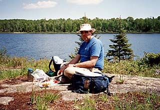 Lunch Stop at Lake Lesage