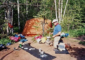 Making Breakfast at Wood Lake