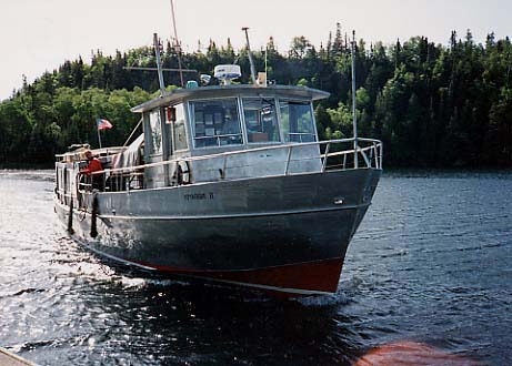 Voyager II Arrives at Chippewa Harbor