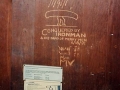 Hell Royale Shelter Carving at Chippewa Harbor