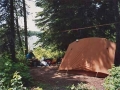 In Camp at Intermediate Lake