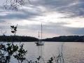Sailboat Anchored at Chippewa Harbor