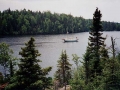 Sailboat Entering Chippewa Harbor