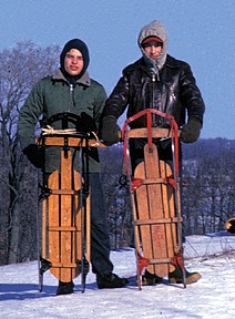 Sledding at Kensington Park