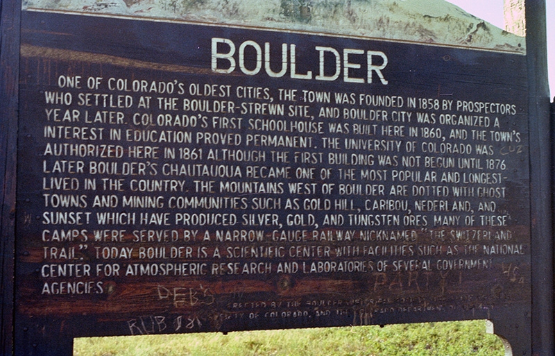 Boulder, Colorado Area