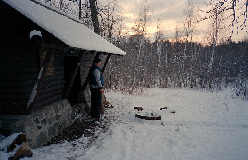 Winter Camping in Wisconsin