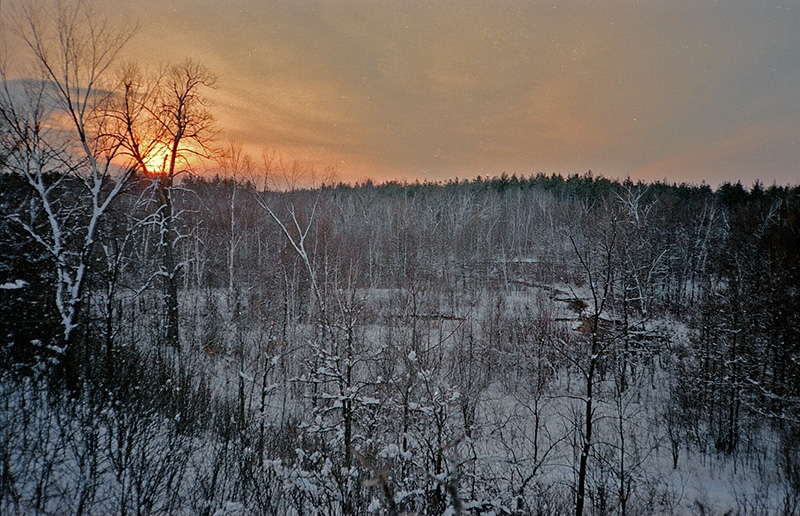 Winter Camping in Wisconsin