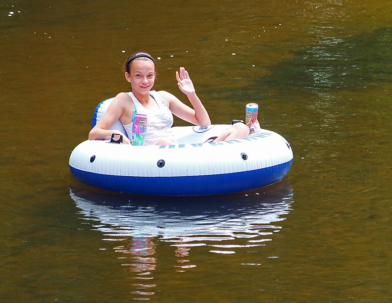 Tubing on the Muskegon River near the Red House
