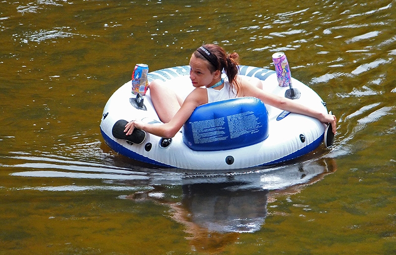 Tubing on the Muskegon River near the Red House