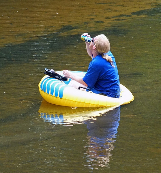 Tubing on the Muskegon River near the Red House