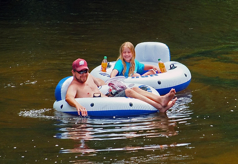 Tubing on the Muskegon River near the Red House