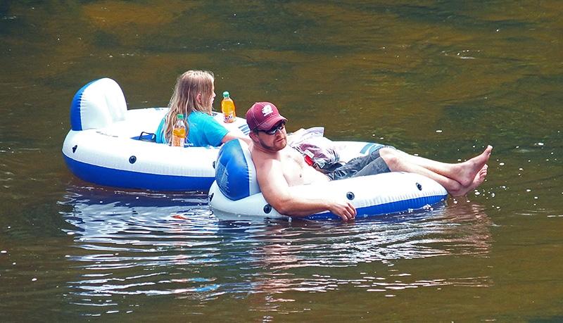 Tubing on the Muskegon River near the Red House