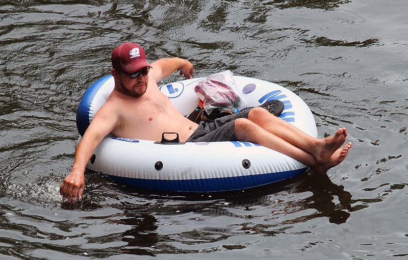 Tubing on the Muskegon River near the Red House