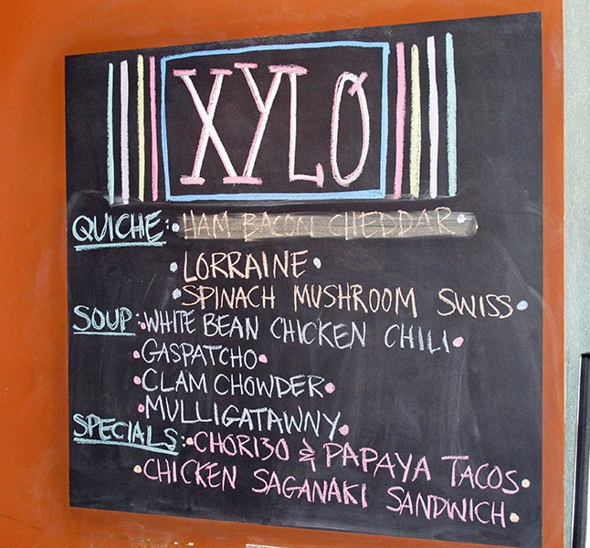 Lunch at Xylo's in Traverse City