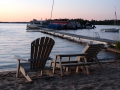 Sunset at Lake Leelenau Boat Club