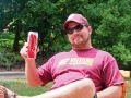 Scott Losey enjoying a brew
