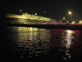S.S. Badger car ferry - late night arrival in Manitowoc, WI