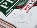 Pizza for lunch at the Red House