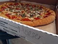 Pizza for lunch at the Red House