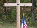 Dad's memorial cross