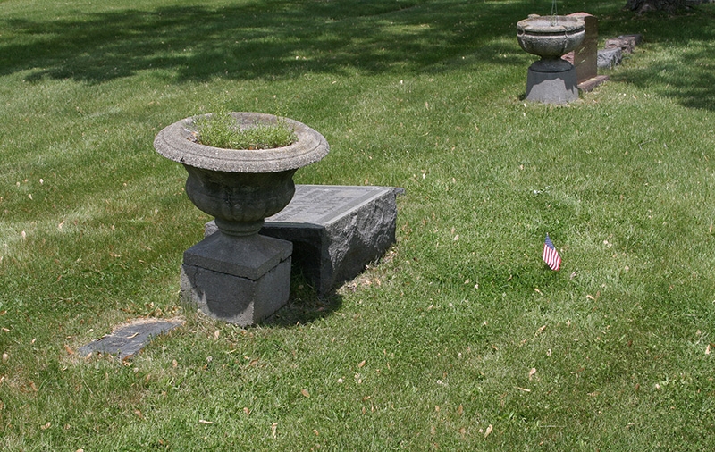 Burial site - Lloyd Block's ashes