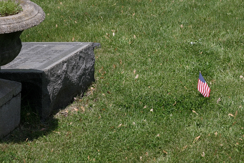 Burial site - Lloyd Block's ashes