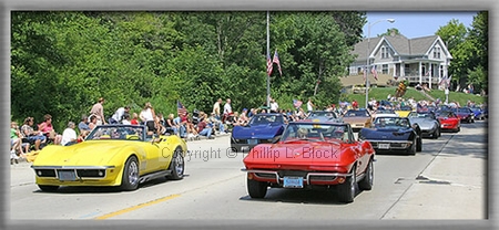 Corvettes on Parade