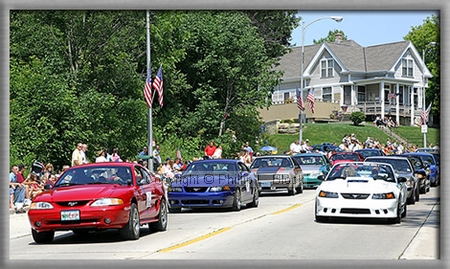 Mustangs on Parade