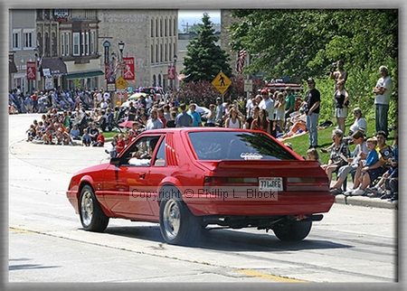 Mustang Burnin' Rubber