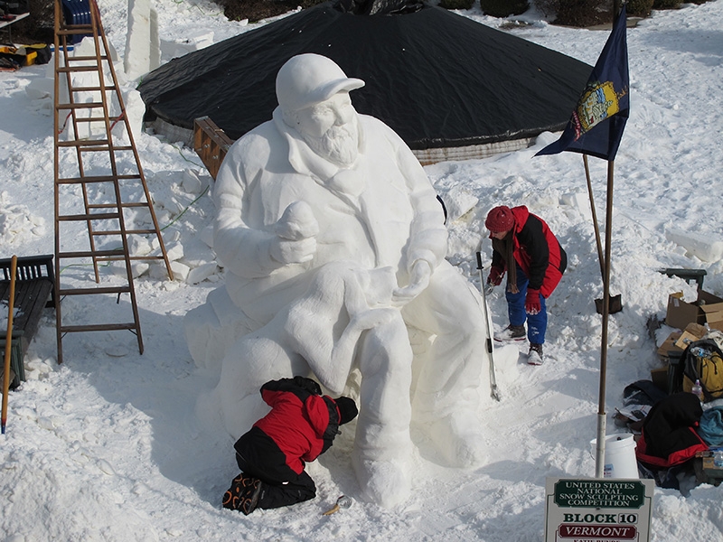 U.S. National Snow Sculpting Competition - Lake Geneva, WI